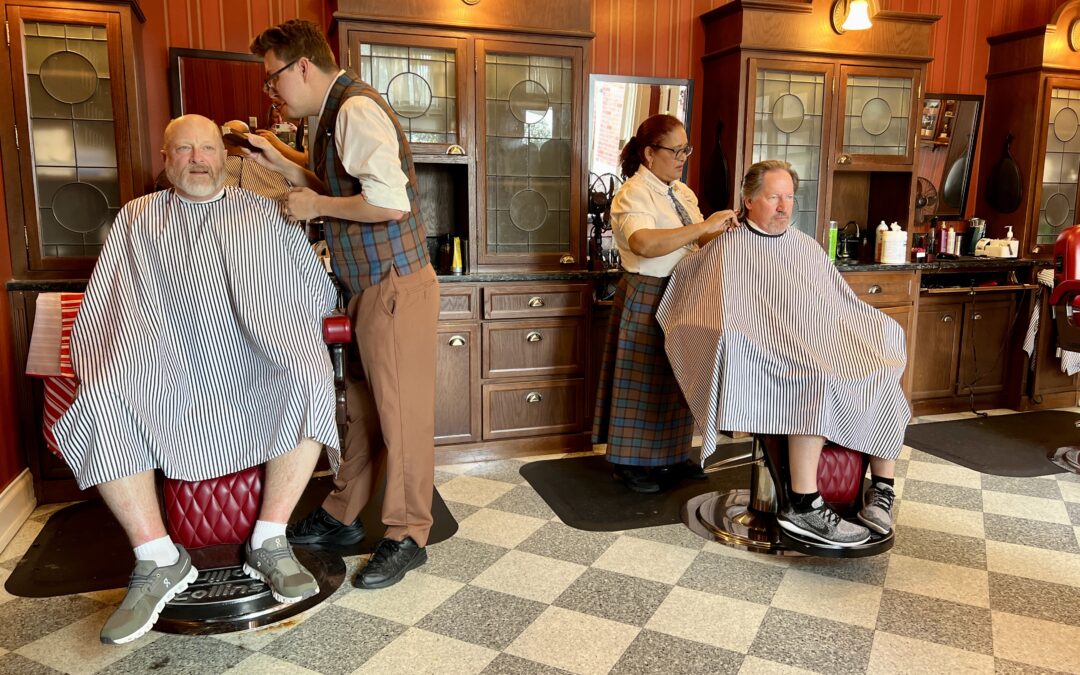 Getting Your Haircut at the Barber Shop on Main Street USA