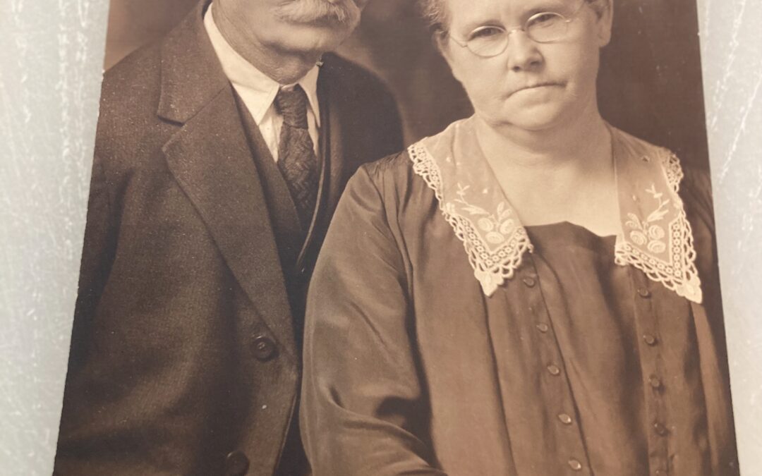 Judge and Rena Roberts pose for a family photo.